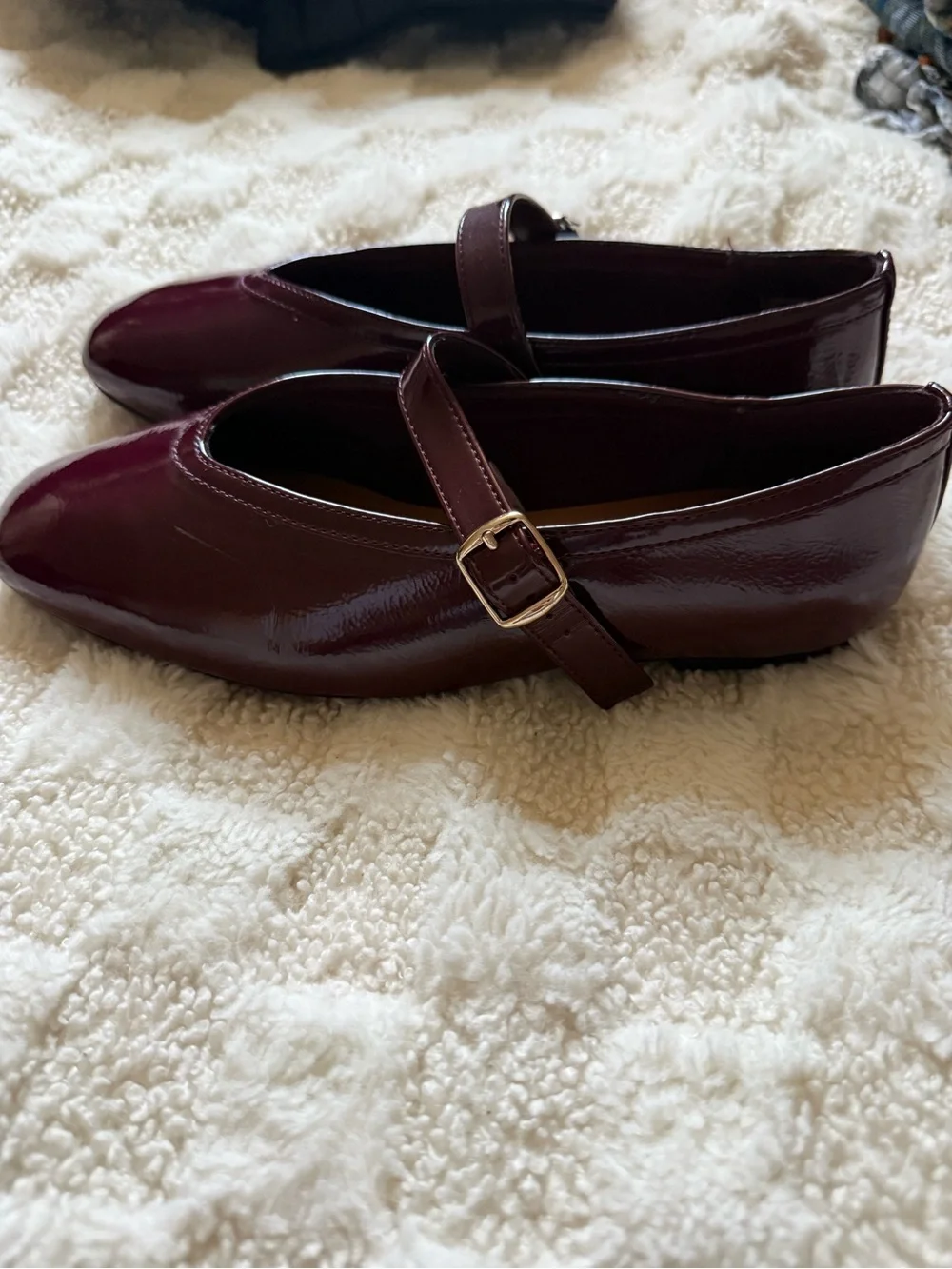 Target Girls' Mary Jane Shoes in Burgundy Patent